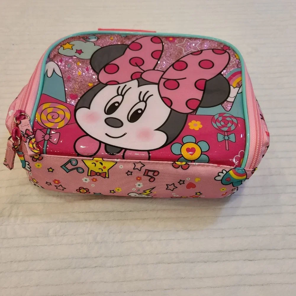 Minnie Mouse Backpack with lunch box.
